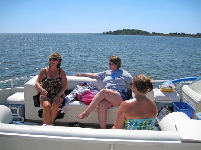 Lounging in the Boat